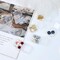40 Pack Mini Square Storage Containers Box with Hinged Lid Clear Earplugs Storage Box Plastic Transparent Storage Box for Tiny Bead Jewelry